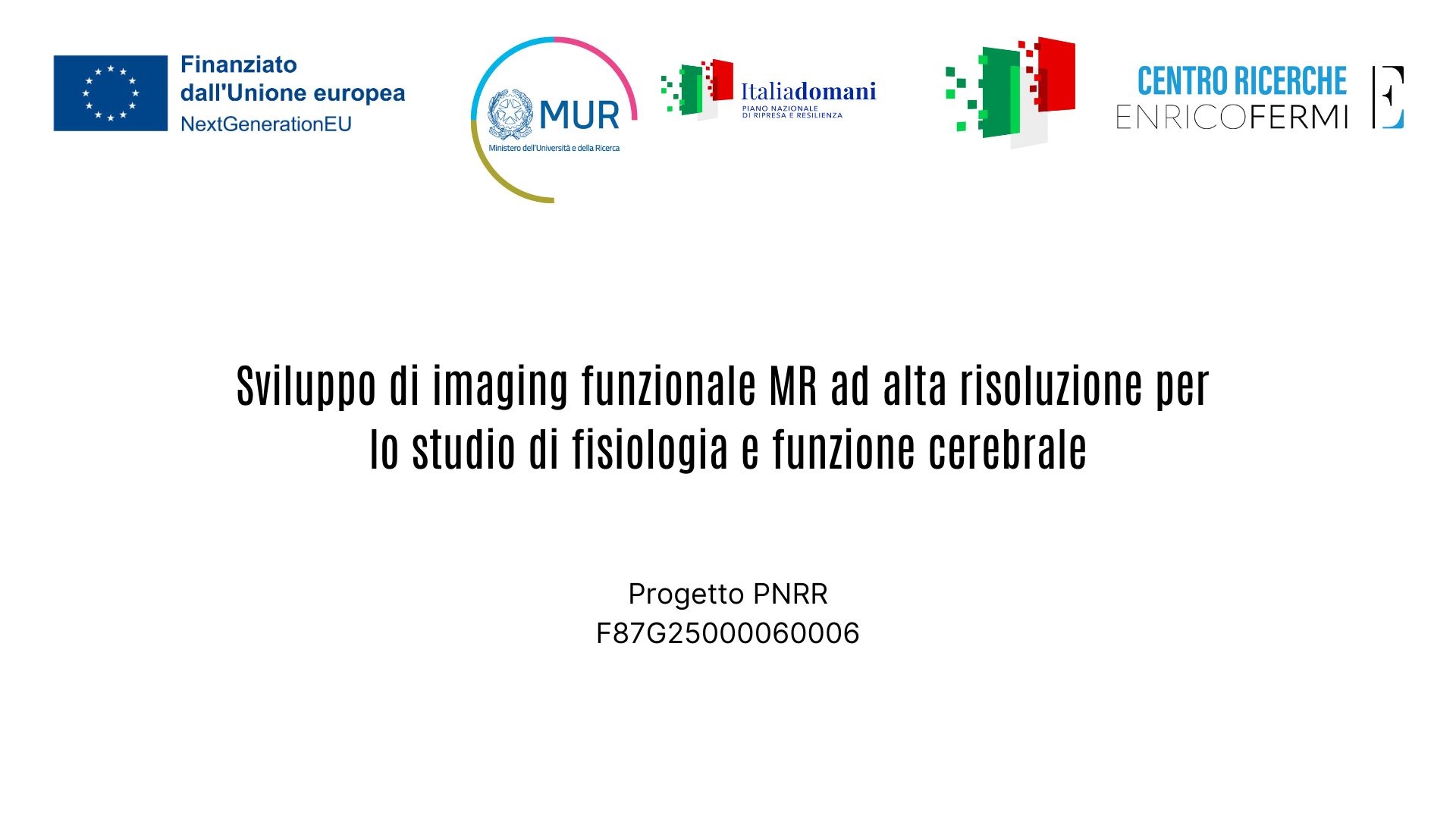 progetti - fMRI
