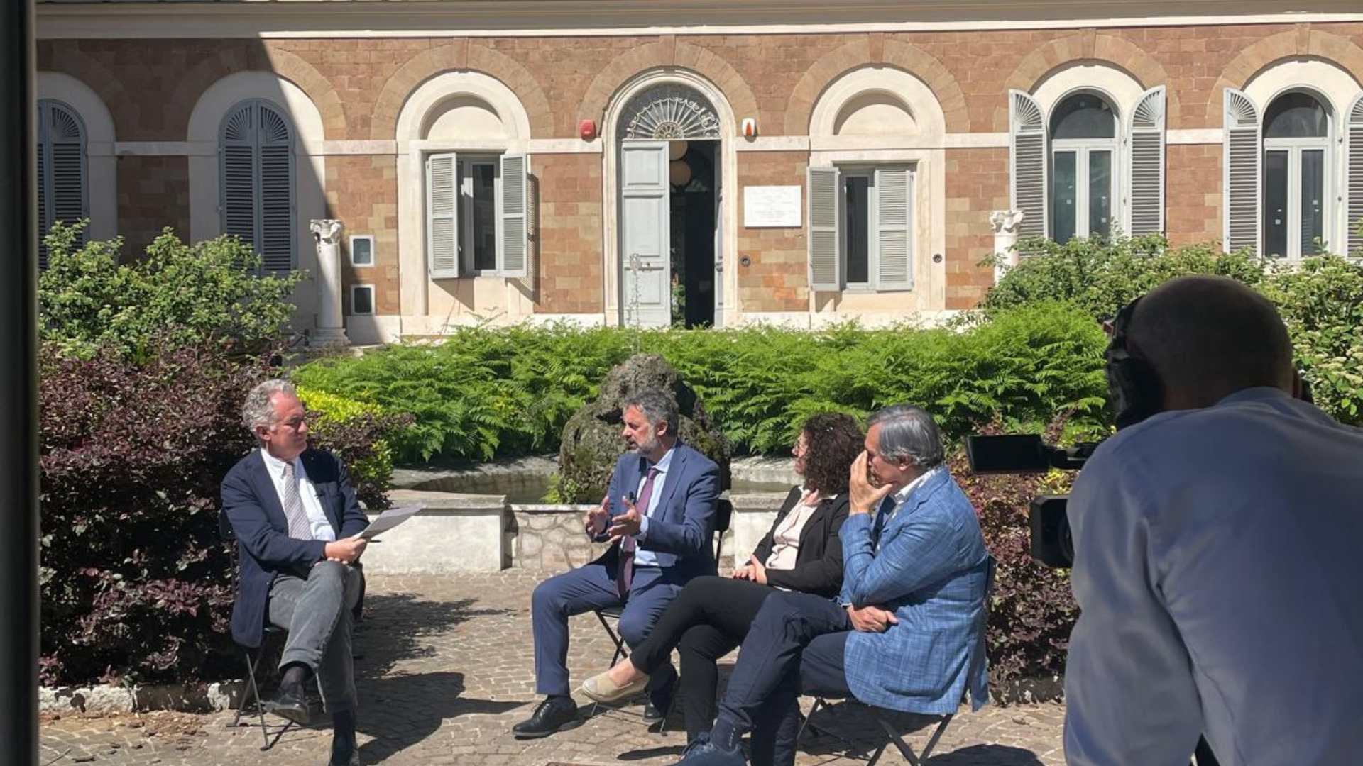 riprese rainews 24 speciale chernobyl al CREF